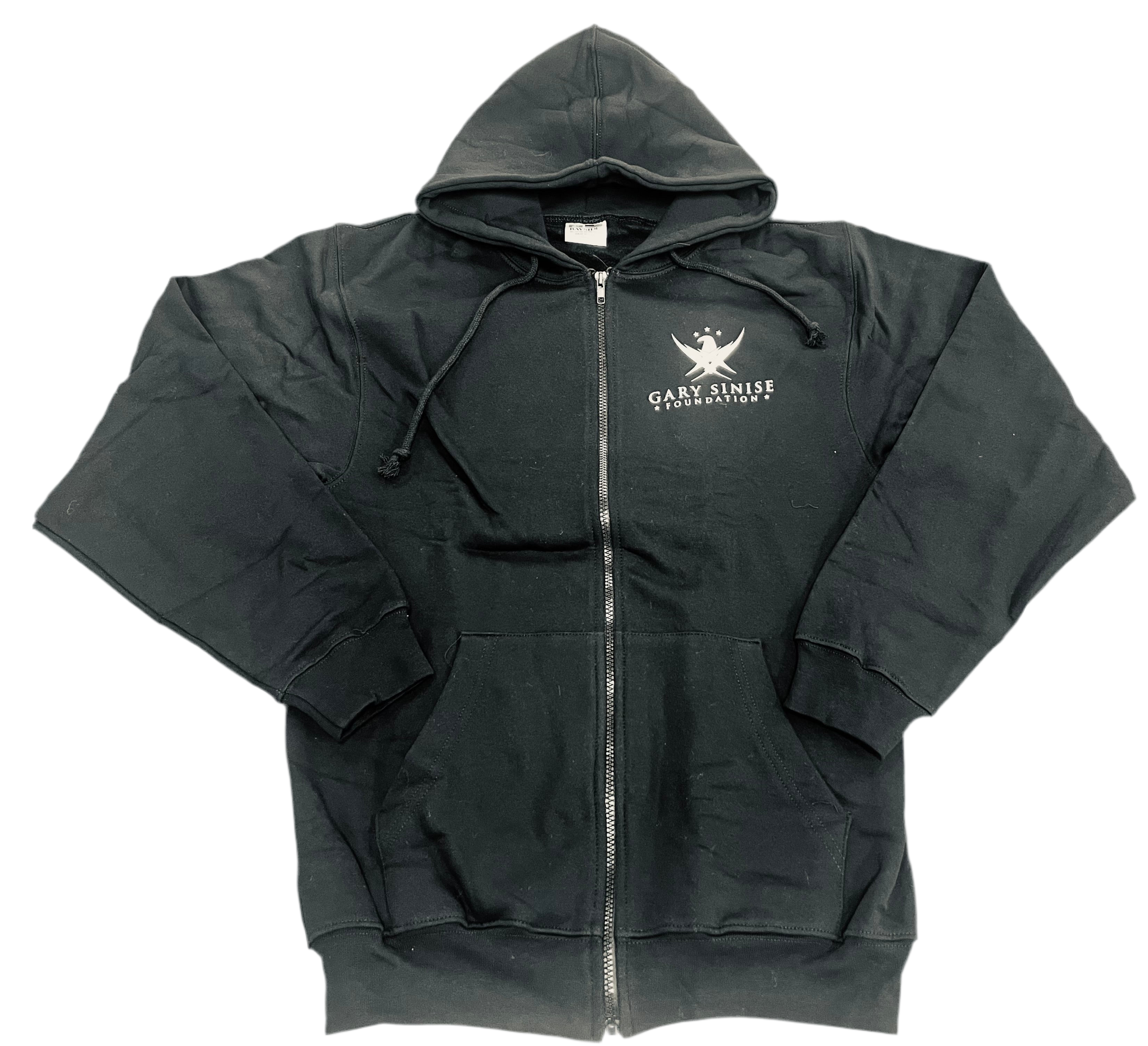 Zip Hoodie Sweatshirt Black – Gary Sinise Foundation