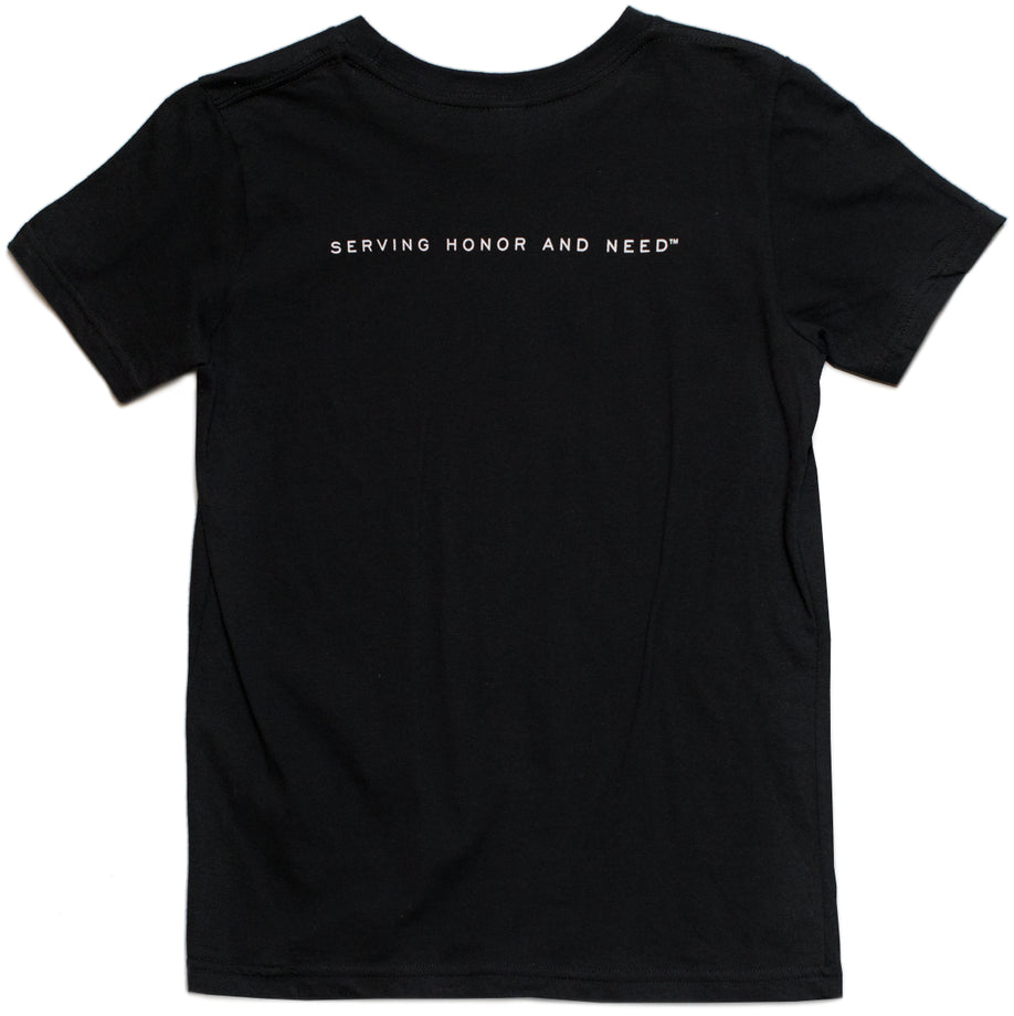 GSF: Kids T-Shirt, Black (Back)